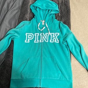 PINK zip up sweatshirt